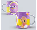 Diseños Plantillas Tazas Baby Shower Editable Sublimación M1