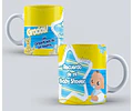 Diseños Plantillas Tazas Baby Shower Editable Sublimación M1