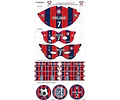 Kit Imprimible San Lorenzo Futbol Editable