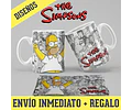Kit Diseños Plantillas Tazas Los Simpsons Sublimación M3