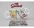 Kit Diseños Plantillas Tazas Los Simpsons Sublimación M3