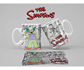 Kit Diseños Plantillas Tazas Los Simpsons Sublimación M3