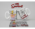 Kit Diseños Plantillas Tazas Los Simpsons Sublimación M3