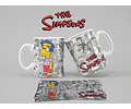 Kit Diseños Plantillas Tazas Los Simpsons Sublimación M3