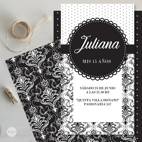 Kit Imprimible Textura Trama Blanco Negro Candy Bar Tukit