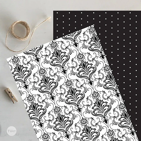 Kit Imprimible Textura Trama Blanco Negro Candy Bar Tukit