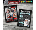 Pack Cuadro Pizarras Regalo Para Papá O Abuelo Día Del Padre