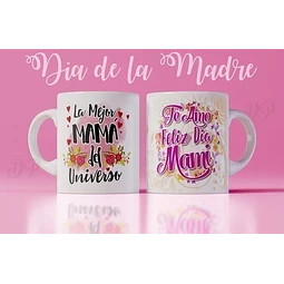 Plantillas Sublimacion Dia De La Madre - Mama - Tazon Taza