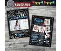 Pack Cuadro Pizarras Regalo Para Papá O Abuelo Día Del Padre
