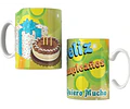 Kit Diseños Plantillas Tazas Feliz Cumpleaños Sublimación M3