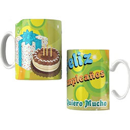 Kit Diseños Plantillas Tazas Feliz Cumpleaños Sublimación M3