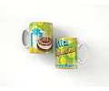 Kit Diseños Plantillas Tazas Feliz Cumpleaños Sublimación M3