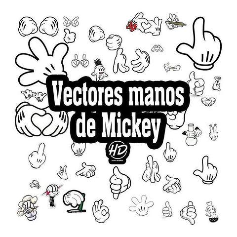 Vectores Manos De Mickey