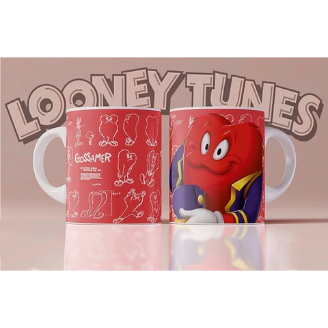 Kit Diseños Plantillas Tazas Looney Tunes Sublimacion Regalo