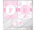 Kit Imprimible Mariposa Mariposas Fuxias Candy Bar