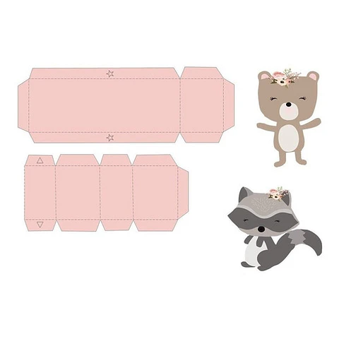 Kit Imprimible Letras 3d Editables Animales Bosque Encantado