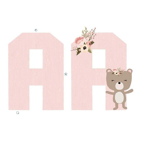 Kit Imprimible Letras 3d Editables Animales Bosque Encantado