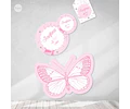 Kit Imprimible Mariposa Mariposas Fuxias Candy Bar