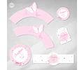 Kit Imprimible Mariposa Mariposas Fuxias Candy Bar