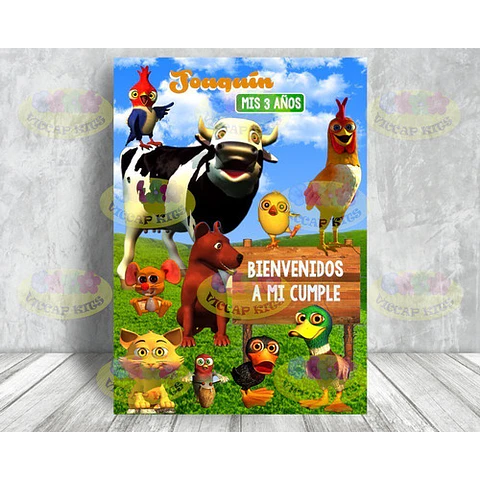 Kit Imprimible La Granja De Zenón Con Textos Editables