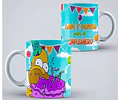 Kit Diseños Plantillas Tazas Los Simpsons Sublimación M4