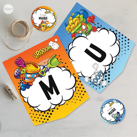 Kit Imprimible Superzings Super Zings Tukit