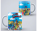 Kit Diseños Plantillas Tazas Los Simpsons Sublimación M4