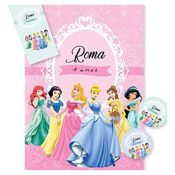 Kit Imprimible Princesas Princess Candy Bar Tukit