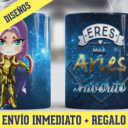 Diseños Plantillas Tazas Signos Del Zodiaco Sublimación M2