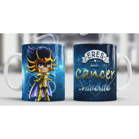 Diseños Plantillas Tazas Signos Del Zodiaco Sublimación M2
