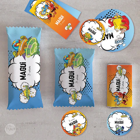 Kit Imprimible Superzings Super Zings Tukit