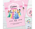 Kit Imprimible Princesas Princess Candy Bar Tukit