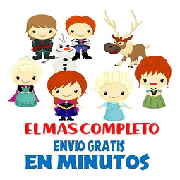 Pack Imágenes Hd Clipart Frozen + Vectores + Regalo