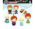 Pack Imágenes Hd Clipart Frozen + Vectores + Regalo