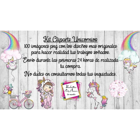 Candy Unicornio Cliparts Png  Kit Imprimible