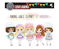 Pack Imagenes Tiernas Niñas Pastelera Cocinera + Regalo A1