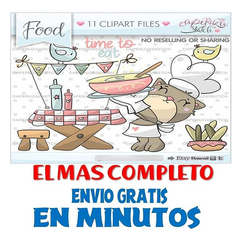 Pack Imágenes Hd Clipart Deliciosa Comida Picnic Caperuza