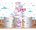 37 Plantillas Sublimación Tazas - Unicornios