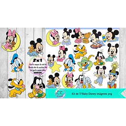 Baby Disney Cliparts Png  Kit Imprimible