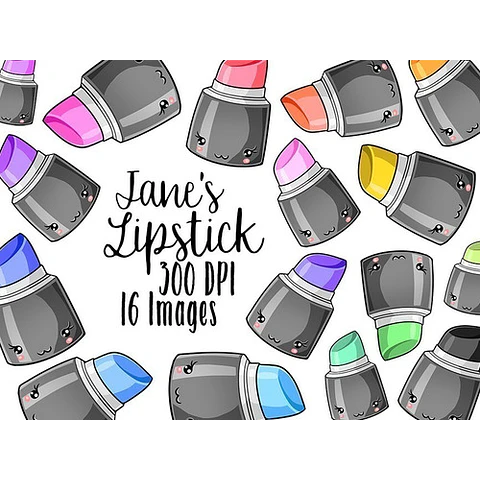 Cliparts Imagenes Png Lapiz Labial De Colores Pasteles Jk35