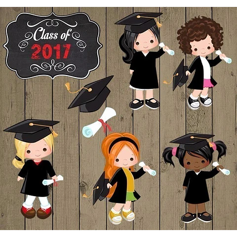 Kit Imprimible  Egresaditas Nenas - 10 Clipart