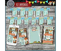 Kit Imprimible Candy Bar Animales Del Bosque Encantado