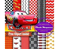 Kit Imprimible Fondos Clipart - Cars