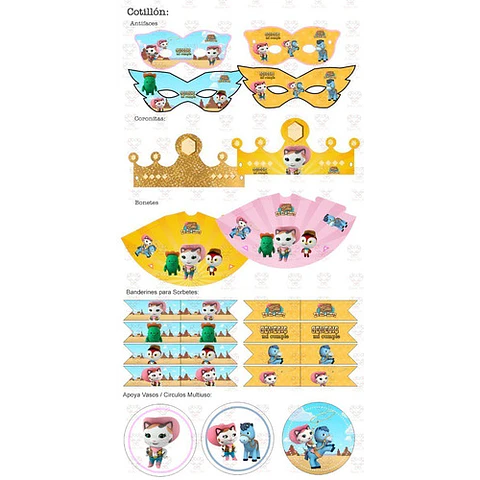 Kit Imprimible Sheriff Callie Editable