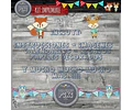 Kit Imprimible Candy Bar Animales Del Bosque Encantado