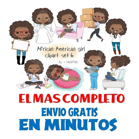 Pack Imagenes Tierna Chica Africana Morocha S6 + Regalo A1