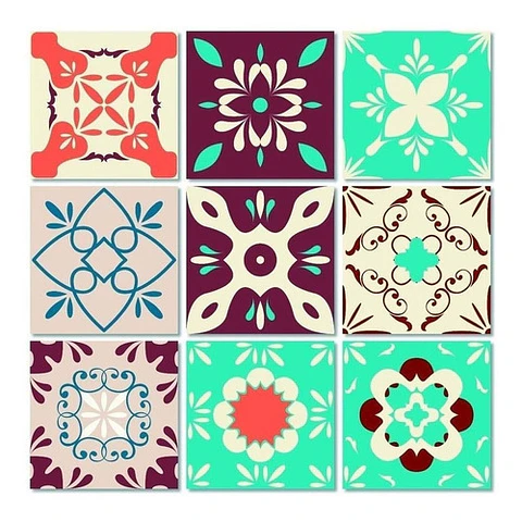 Pack Vectores Azulejos