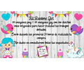Cliparts Y Papeles Arco Iris Niña Unicornio  Kit Imprimible