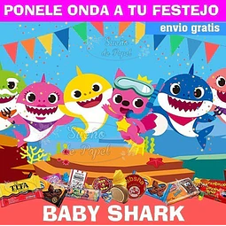 Kit Imprimible Baby Shark Editable