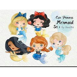 Cliparts Imagenes Png Princesas Sirenas H1